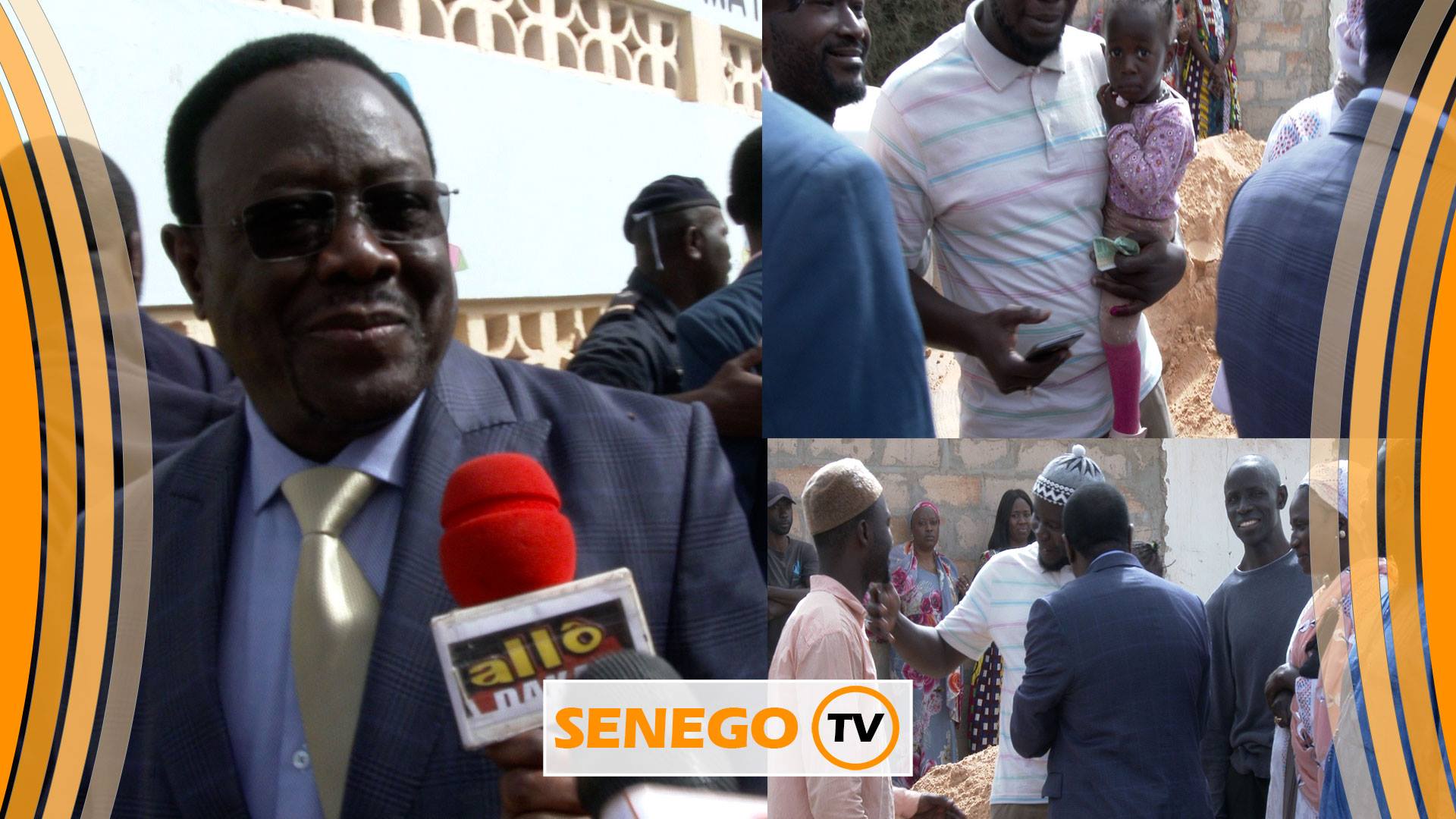Senego Tv – Avant d&rsquo;aller aux urnes, Mbaye Ndiaye offre 5 000 francs Cfa à une fillette… Regardez !