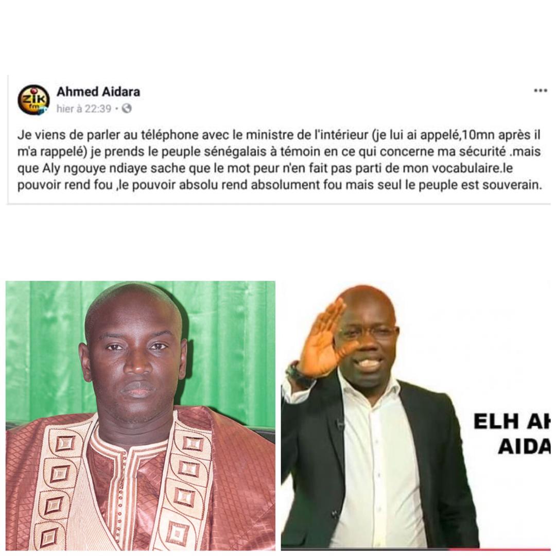 Autorisation de Port d’arme à Feu: Ce que Aly Ngouille N’diaye a dit à Ahmed Aïdara…