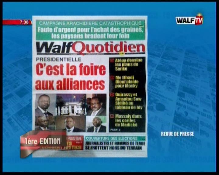 Revue de presse (Wolof) WALF TV du vendredi 01 février 2019 par Abdoulaye Bopp