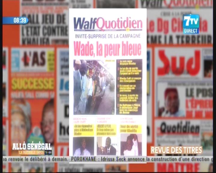 Revue de presse (Wolof) 7TV du vendredi 08 février 2019 par Mouhamadou Bitèye