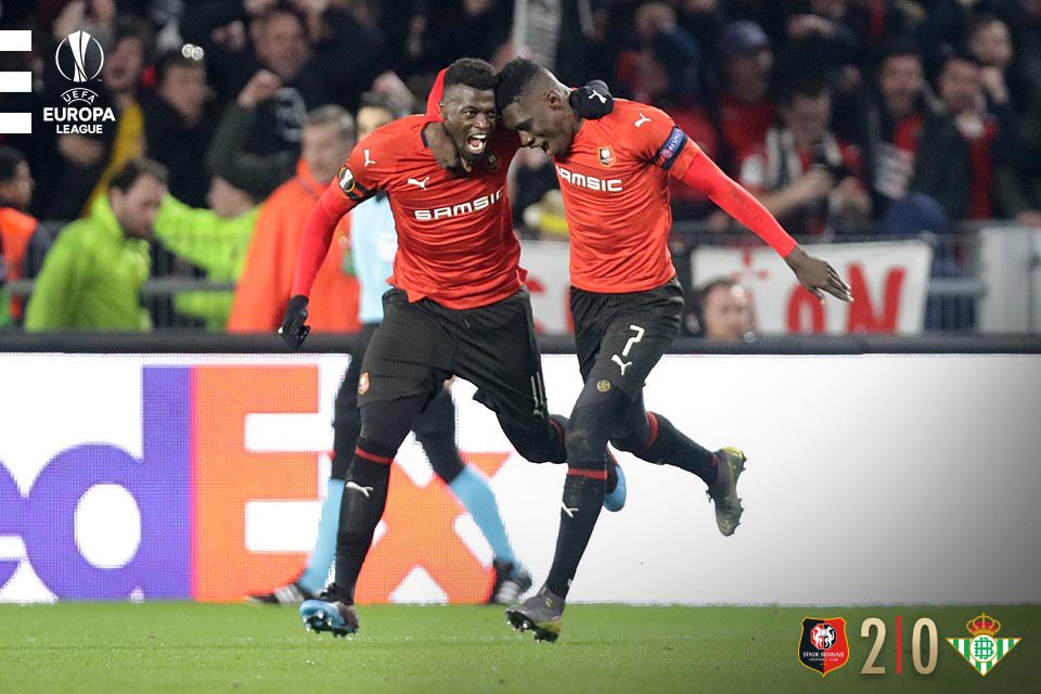 Europa League – Le Stade Rennais d&rsquo;Ismaila Sarr passe 3 buts au Betis dans le premier acte !