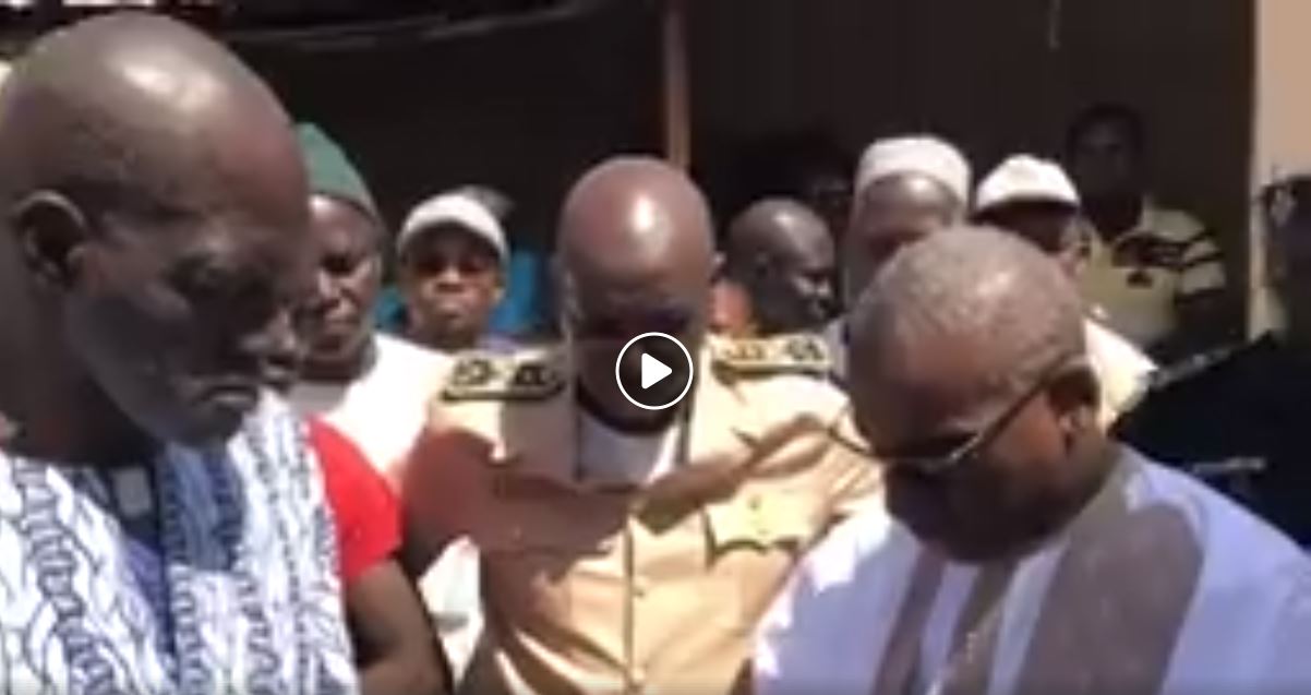 Vidéo : Tamba, Sidiki Kaba masse les blessés avec des enveloppes lestées