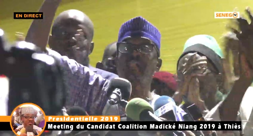 Senego Tv : Suivez en direct le grand meeting de Madické Niang à Thiès