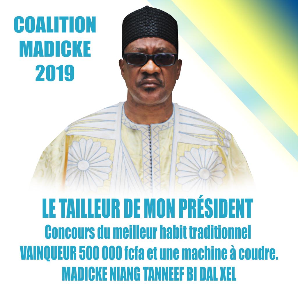 Campagne électorale – Madické Niang innove avec son concours « Le tailleur de mon Président ».