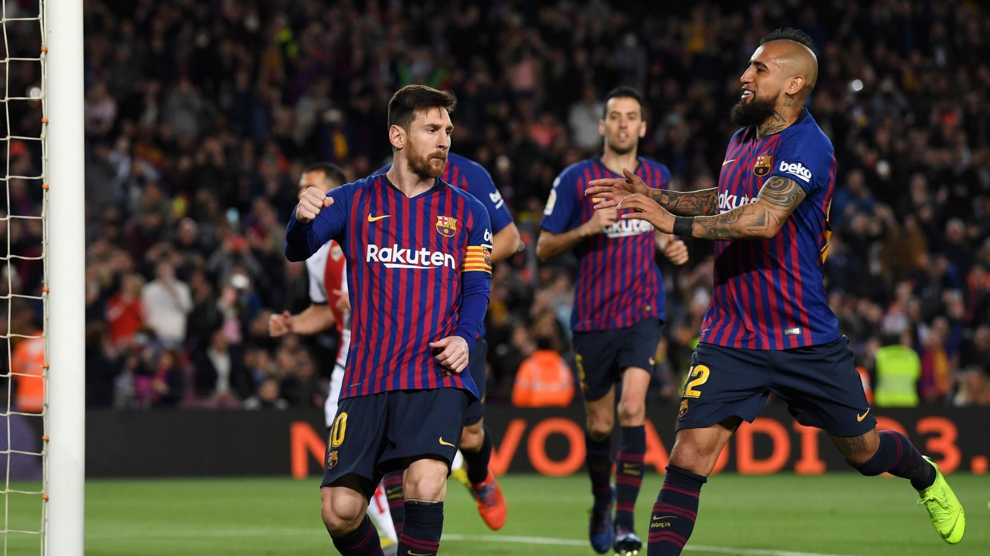 Vidéo: Le Barça fait le job contre Rayo avant d’affronter l’OL en LDC