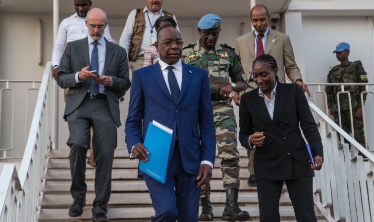 République Centrafricaine : Mankeur Ndiaye prend fonction