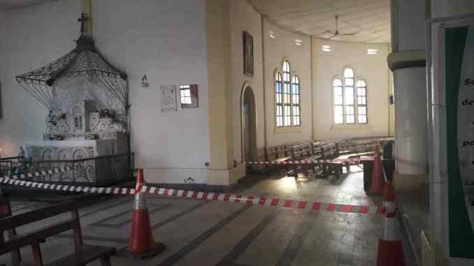 Ziguinchor : Les portes de la Cathédrale Saint Antoine de Padoue fermées aux fidèles