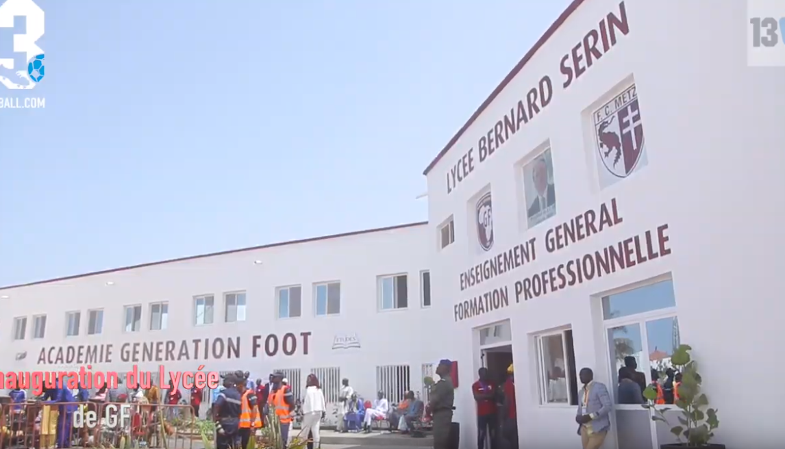 Génération Foot inaugure son lycée qui porte le nom de… (Vidéo)