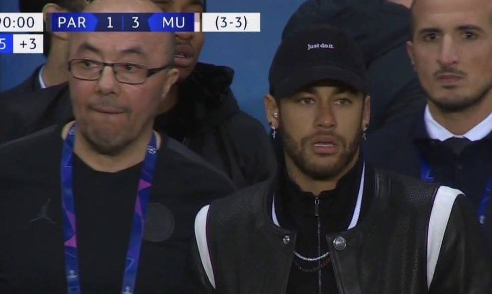 Après la déroute contre Man Utd, Neymar craque sur Instagram et insulte