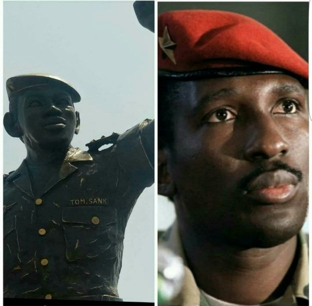 Burkina, polÃ©mique, statue de Thomas Sankara