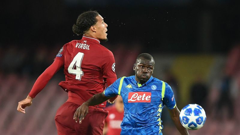 Mercato: Liverpool rêve d’un duo Koulibaly-Van Dijk