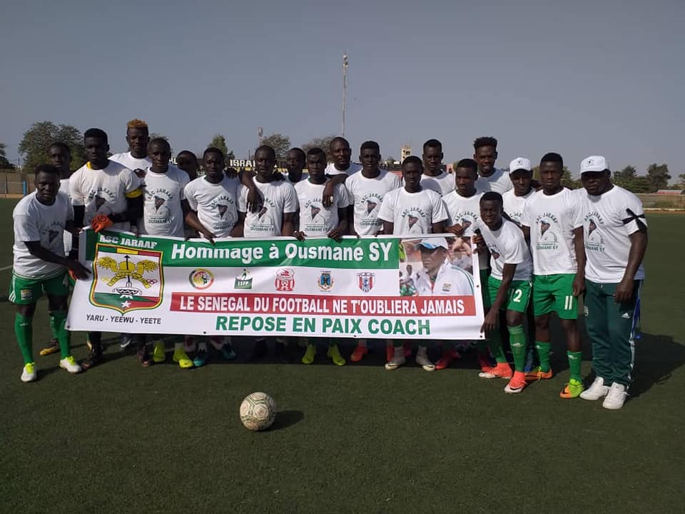 Ligue 1: Jaraaf et NGB rendent un vibrant hommage au coach Ousmane Sy (Photos)