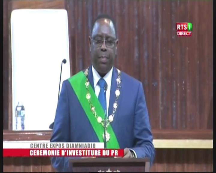Vidéo – Investiture de Macky Sall : « Les observateurs ont attesté un vote libre et transparent… »