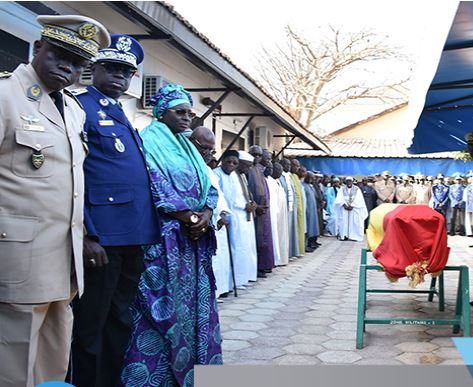 La nation rend un dernier hommage au Général Lamine Cissé