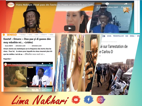 Revue people du dimanche 21 Avril 2019, par Lima Nakhari (Video)