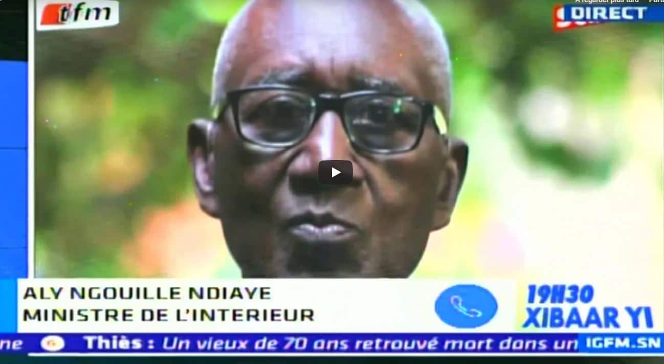 Aly Ngouille Ndiaye rend hommage au Général Lamine Cissé (vidéo)