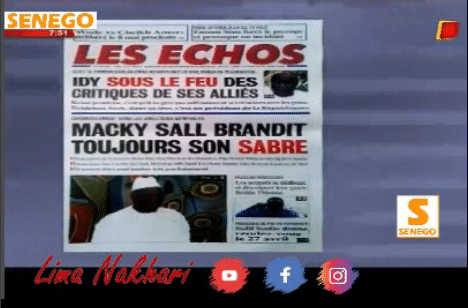 Revue de Presse Wolof Walf TV du Jeudi 25 Avril 2019 (Video)