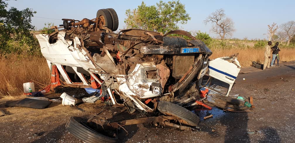 Collision entre un véhicule particulier et un car « Ndiaga Ndiaye » à Koungheul