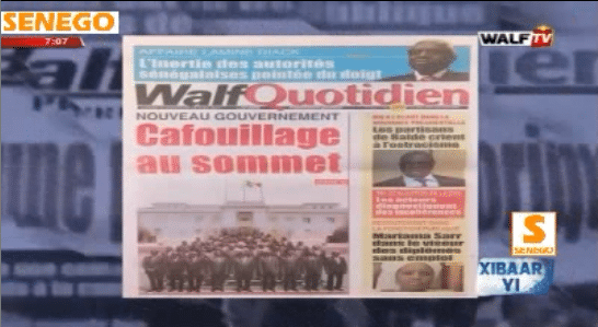Revue de Presse (Wolof) Walf Tv du Samedi 13 Avril 2019 (Video)