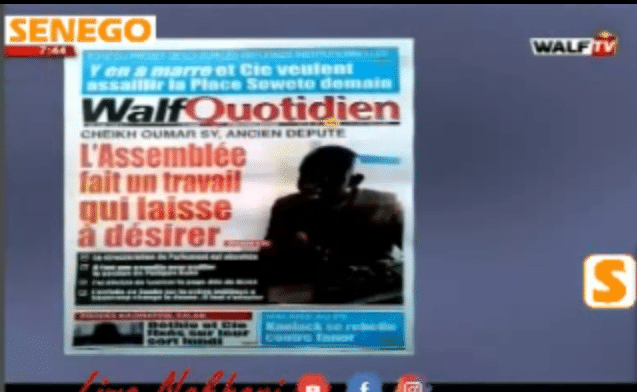 Revue de Presse Wolof Walf TV du Vendredi 03 Mai 2019 Par Seydina Omar Bâ (Video)