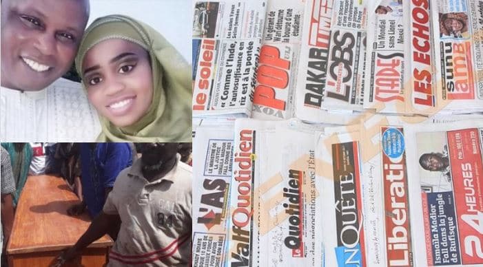 Revue de Presse : La mort de Binta Camara à la Une des quotidiens