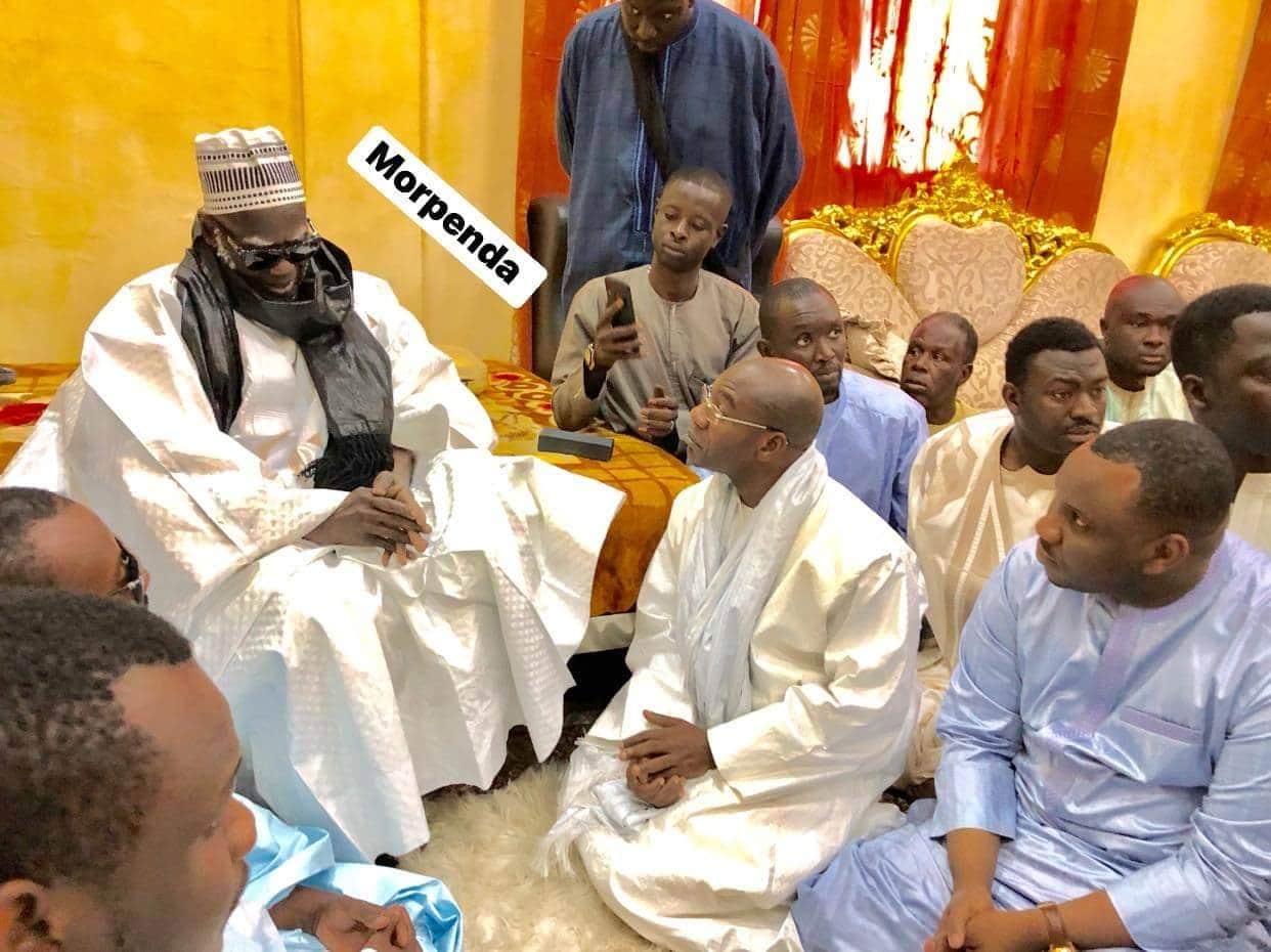 Le nouveau guide des « Thiantas », Serigne Saliou Thioune chez le Khalife des Mourides… (Photos)