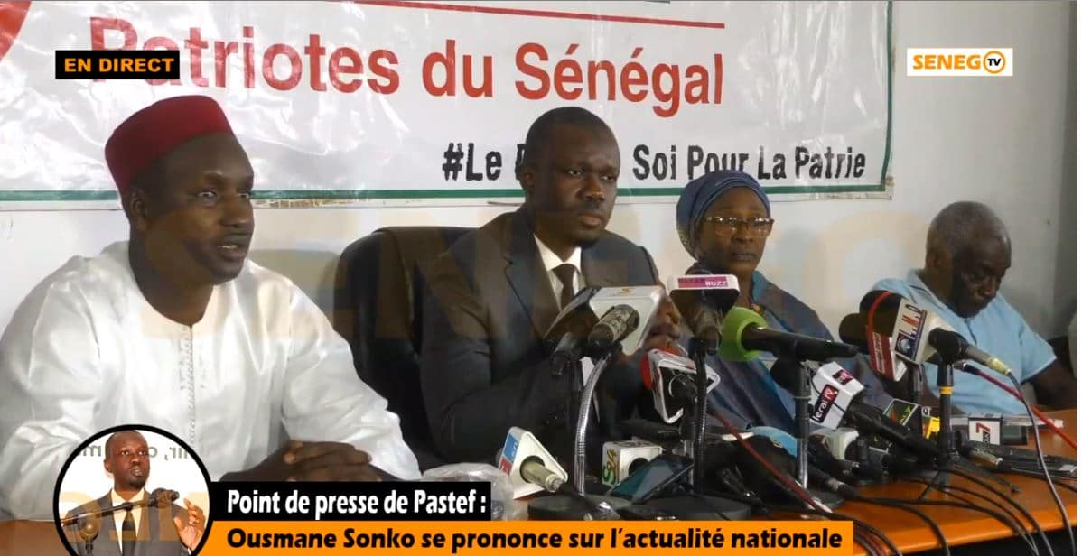 [🔴Live] Point de presse de Pastef : Ousmane Sonko se prononce sur l’actualité nationale
