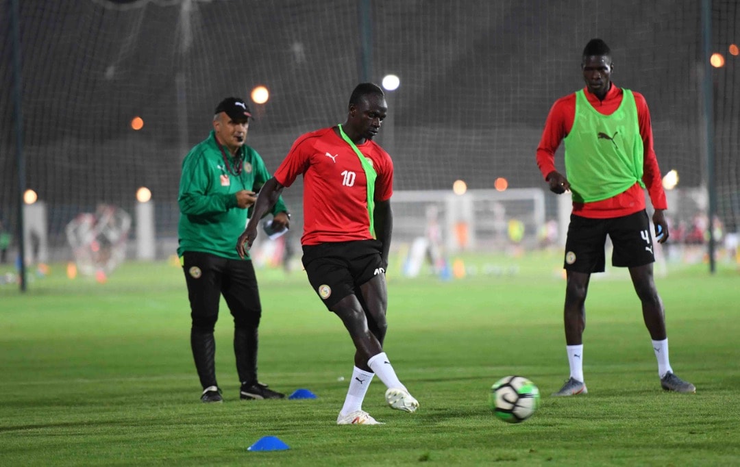 Séance d’entrainement des Lions de ce jour à Ismaïla (photos)