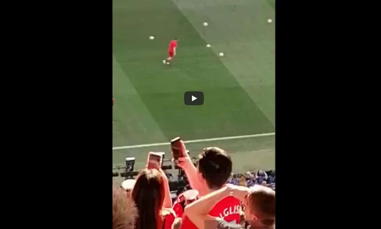 Finale LDC: Les joueurs de Liverpool à l’échauffement (vidéo)