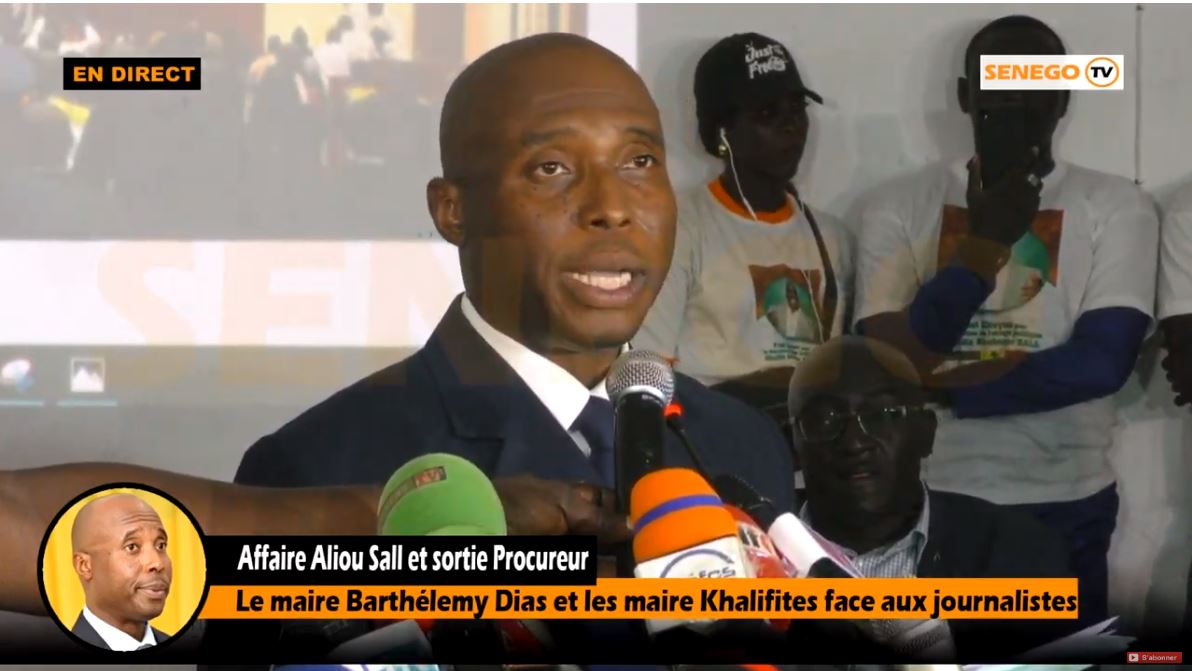 Direct – Affaire Pétro-Tim : Barthélemy Dias et les maires Khalifistes face à la presse