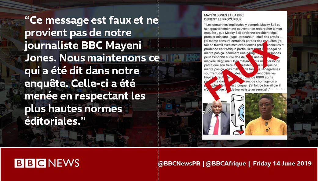 Affaire Aliou Sall : Victime de Fake news, BBC remet les pendules à l'heure