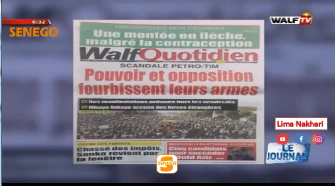 Revue de Presse en français Walf TV du Samedi 22 Juin 2019 (Video)