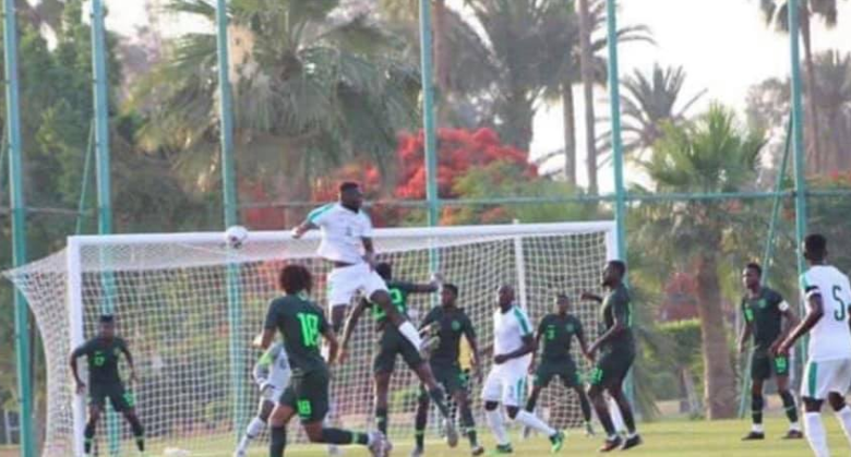 Match amical: Le Sénégal s’impose contre le Nigéria - Un groupe de personnes jouant à un jeu sur le terrain - Tournoi