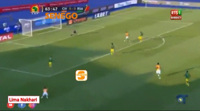 Can 2019: La Côte d&rsquo;Ivoire ouvre le score face l&rsquo;Afrique du Sud (1- 0)  (Vidéo)