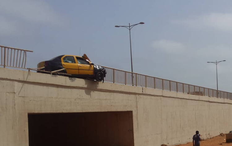 Prolongement Vdn : Un accident spectaculaire…(photos)
