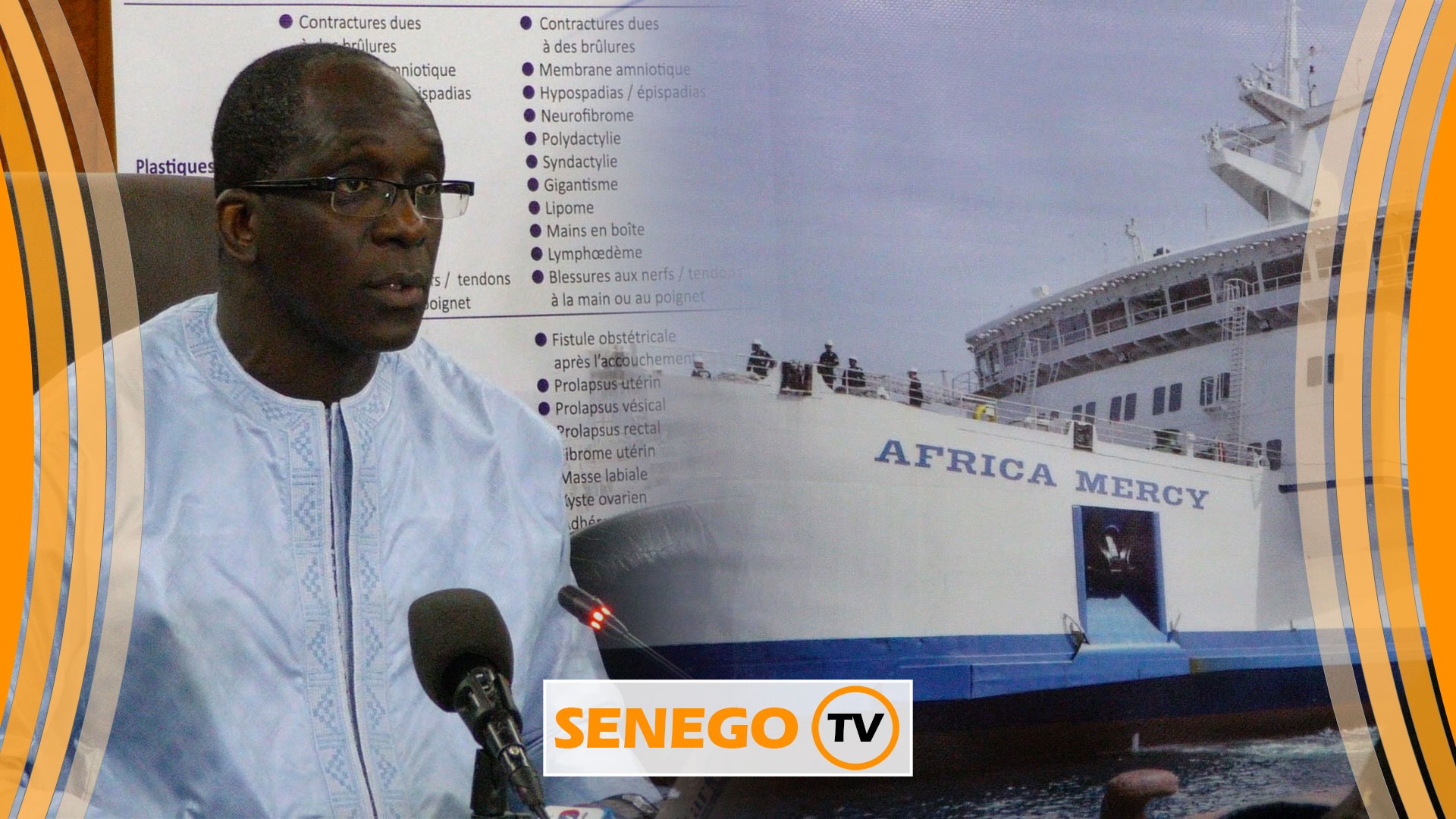 Santé : Près de 3 000 opérations prévues par Mercy Ships au Sénégal (Senego Tv)