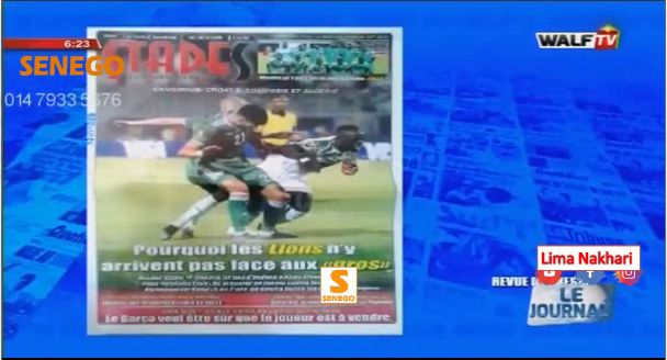 Revue de Presse Français Walf TV du Vendredi 26 Juillet 2019 (Video)