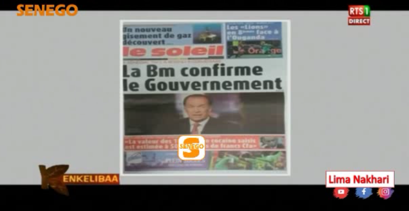 Revue de Presse en Français Rts1 du Mardi 02 Juillet 2019 (Video)