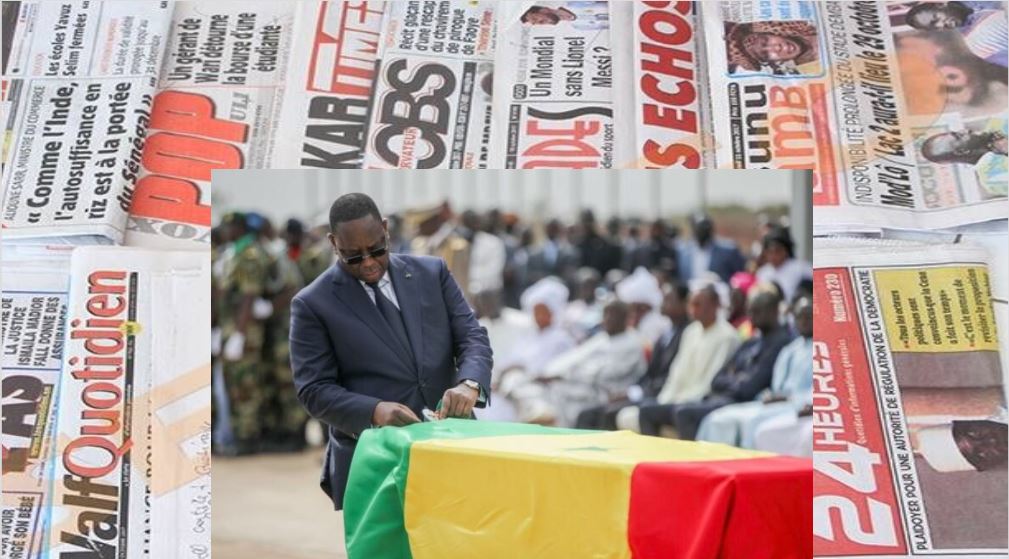 Revue de Presse : Le Dernier Hommage à Tanor à la Une 
