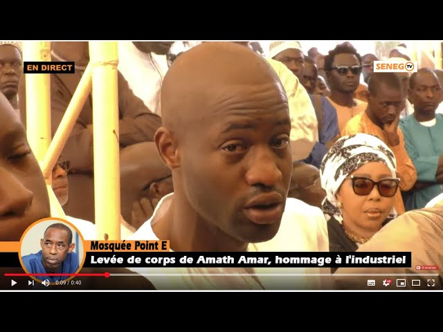 Levée du corps d’Ameth Amar : son fils inconsolable (Senego TV)