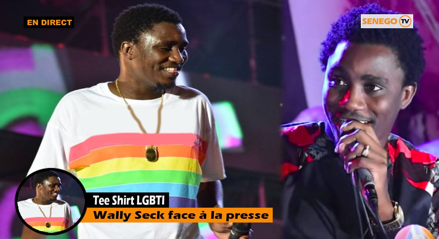 Tee-shirt lgbti : Wally Seck s’explique face à la presse