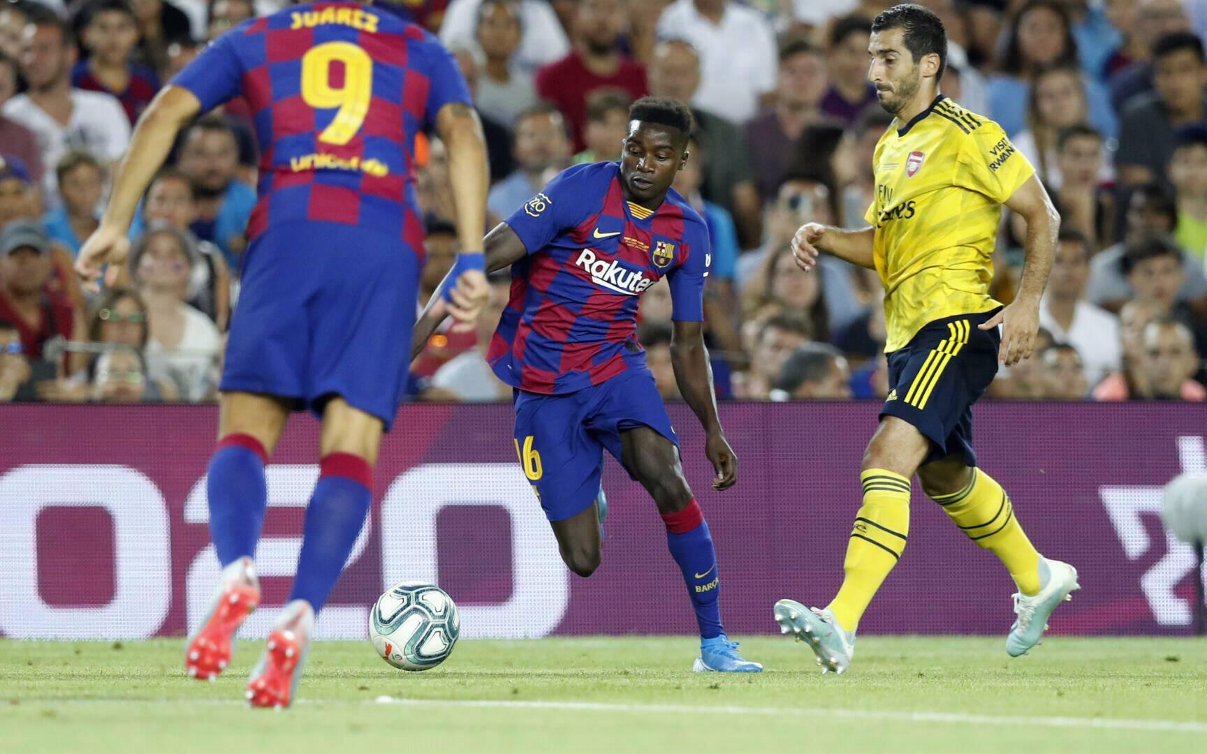 Trophée Gamper: Moussa Wagué a débuté avec l’équipe A du Barça