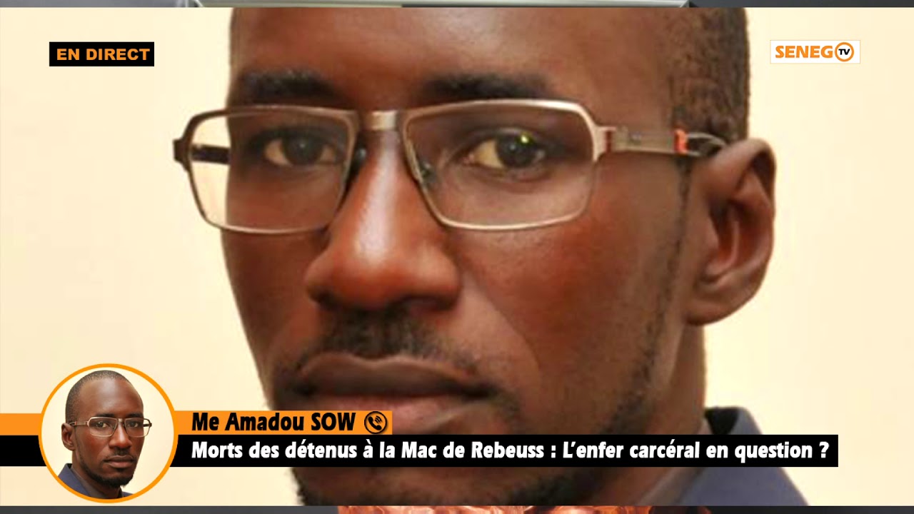 Reubeus – Décès de deux détenus – Me Sow: « C’était prévisible » (Senego tv)