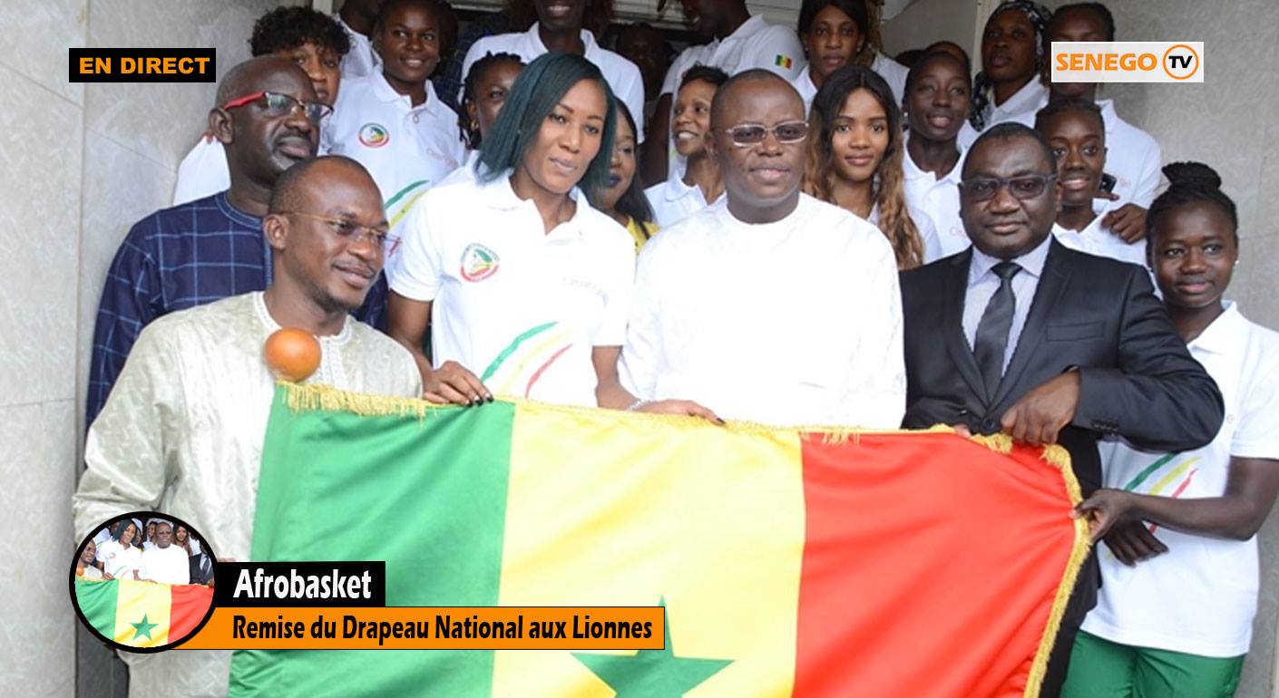 Revivez la Cérémonie de remise du Drapeau national aux Lionnes du Basket