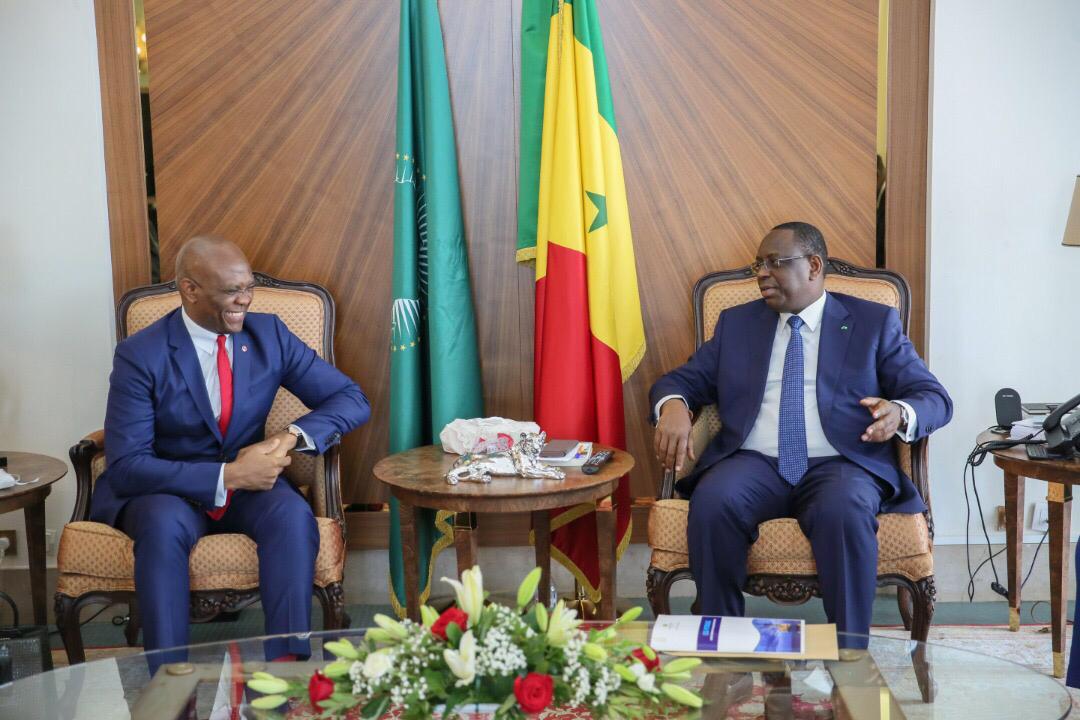 Tony Elumelu, Président du Groupe UBA, reçu par Macky Sall