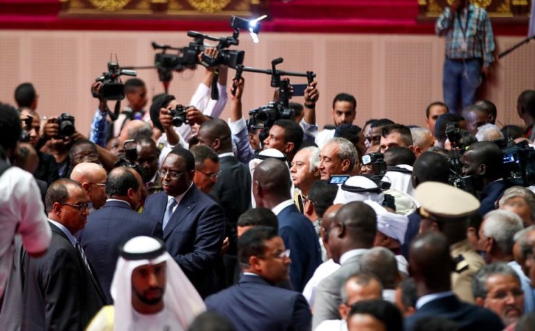 Macky Sall, heureux « d’avoir pris part » à l’investiture de Ghazouani