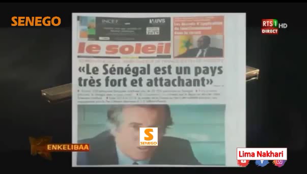 Revue de Presse Français Rts1 du Lundi 05 Août 2019 (Video)