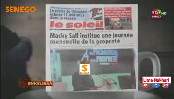 Revue de Presse Français Rts1 du Vendredi 09 Août 2019 (Video)