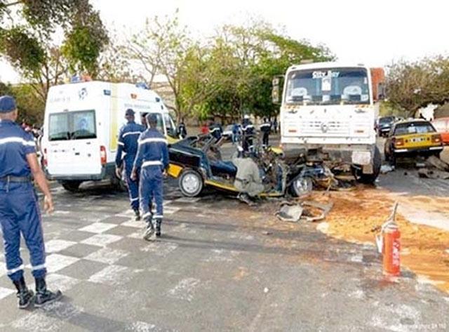 Kaolack: Un agent de la Douane meurt dans un accident (Photos)