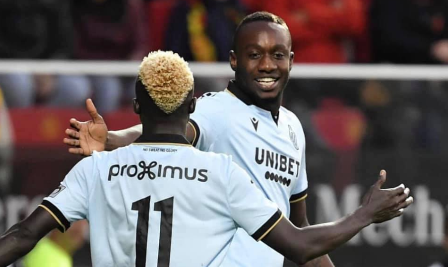 FC Bruges: Mbaye Diagne s’offre son premier doublé, Diatta encore décisif